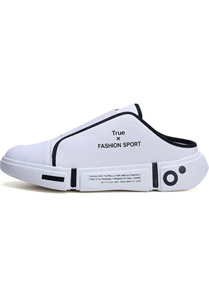2024 Yeni Erkek Ayakkabı Slip-On Nefes Tembel Rahat Erkek Ayakkabı Terlik (Yurt Dışından)