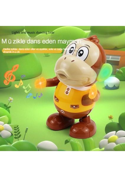 Janjon Star Elektrikli Sallanan Maymun Hafif Müzik Dans Robot Çizgi Film Bebek Çocuk Oyuncak (Yurt Dışından) fiyatları