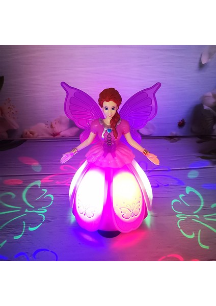 Janjon Star Işık ve Müzikle Dönen Elektrikli Rüya Gibi Dans Eden Prenses Bebek Çocuk Oyuncağı (Yurt Dışından)