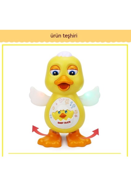 Janjon Star Bebek Elektrikli Dans Oyuncak Müzik Hareketli Çocuk Bebek Kırmızı Ördek Hafif Müzik (Yurt Dışından) indirimleri