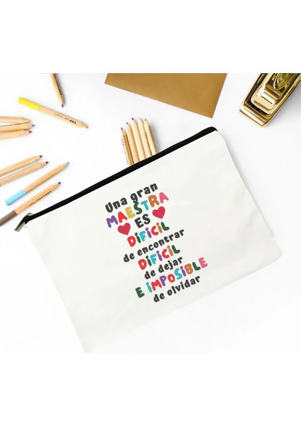 TW304474-TBWH-D Stili Sparinted Makyaj Çantası Kadın Seyahat Neceser Kozmetik Çantası Seyahat Tuvalet Organizatör Okul Kalem Çantaları Öğretmen Için Hediyeler (Yurt Dışından)