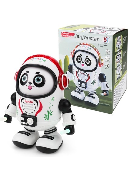Janjon Star Hafif Müzik Salıncak Dansı Uzay Panda Gece Pazarı Çocukların Elektrikli Oyuncakları (Yurt Dışından)