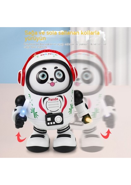 Janjon Star Hafif Müzik Salıncak Dansı Uzay Panda Gece Pazarı Çocukların Elektrikli Oyuncakları (Yurt Dışından)