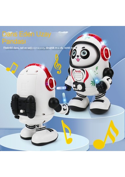 Janjon Star Hafif Müzik Salıncak Dansı Uzay Panda Gece Pazarı Çocukların Elektrikli Oyuncakları (Yurt Dışından)