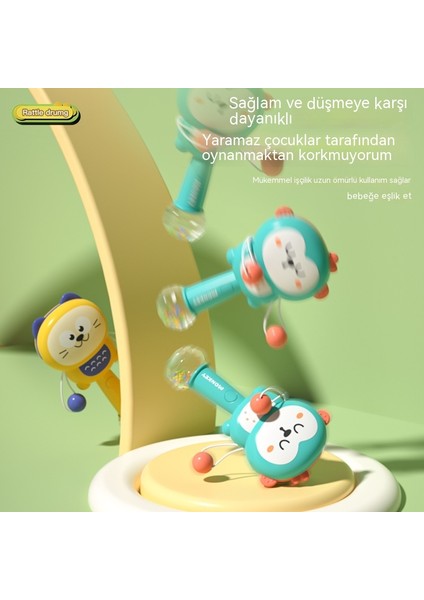 Janjon Star Bebek Çıngırak Oyuncak Karikatür Hayvan Çiğnenebilir Diş Kaşıyıcı Hafif Müzik Çıngırak Bebek Erken Eğitim Oyuncak (Yurt Dışından)