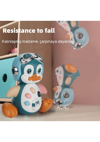 Janjon Star Elektrikli Hafif Müzik Salıncak Dans Penguen Erken Eğitim Eğitici Yürüyüş Evcil Hayvan Hayvan Modeli Çocuk Oyuncağı (Yurt Dışından) indirimleri