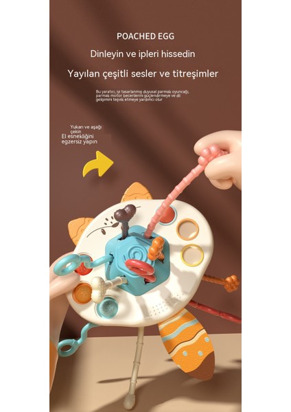 Janjon Star Bebek ve Yürümeye Başlayan Çocuk Uçan Daire Pompalama ve Çekme Eğlenceli Erken Eğitim El Topu Oyuncağı Altı Aylık Bebek Oyuncağı Çiğneyebilir (Yurt Dışından) modelleri
