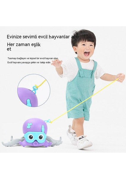 Janjon Star Yürüyen Ahtapot Saat Mekanizmalı Ahtapot Yüzüyor ve Amfibi Kurmalı Bebek Banyosu Banyo Oyuncağı Oynuyor (Yurt Dışından) fiyatları