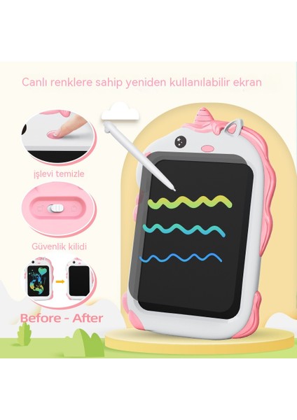 Janjon Star 8.5 Inç LCD Yazı Tahtası Karikatür Boz Ayı Çocuk Çizim Tahtasında Eğitici Oyuncak LCD Yazı Tahtası (Yurt Dışından) fırsatları