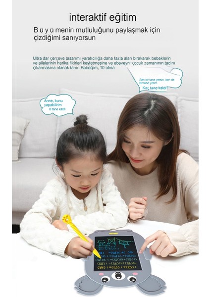 Janjon Star 8.5 Inç Karikatür LCD Çizim Tahtasında Renkli LCD LCD El Yazısı Tahtası Çocuk Boyama Grafiti Kurulu Elektronik Işık Enerji Yazı Tahtası (Yurt Dışından)