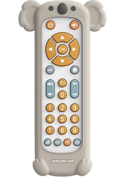 Janjon Star Bebek Tv Simülasyon Uzaktan Kumanda Çocuk Tv Uzaktan Kumanda Müzik Öğrenme Erken Eğitim Eğitici Bebek Oyuncakları Kauçuk Kollu (Yurt Dışından)