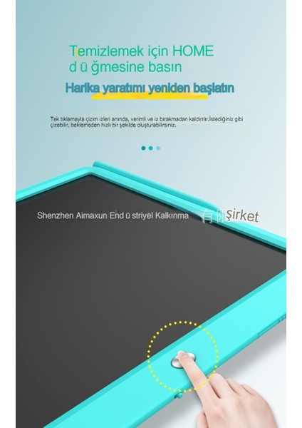 Janjon Star 15 Inç Renkli LCD Yazı Tahtası Eğitici Oyuncak LCD Çocuk Boyama Grafiti Mesaj Yazı Tahtası (Yurt Dışından) fiyatları