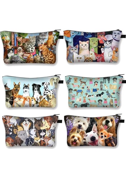 SHZBQUNG01 Tarzı Dachshund Boston Terrier Alman Çoban Köpeği Kozmetik Çantası Kadın Makyaj Çantaları Bayanlar Ruj Çantası Kızlar Kozmetik Durumda Organizatörler (Yurt Dışından) modelleri