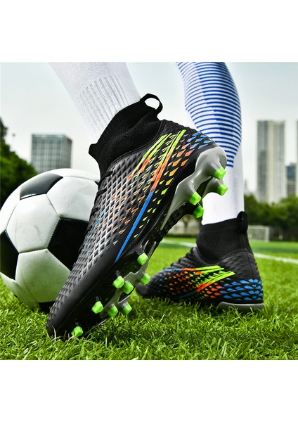 Erkek Yüksek Bilekli Fg Futbol Ayakkabısı (Yurt Dışından)