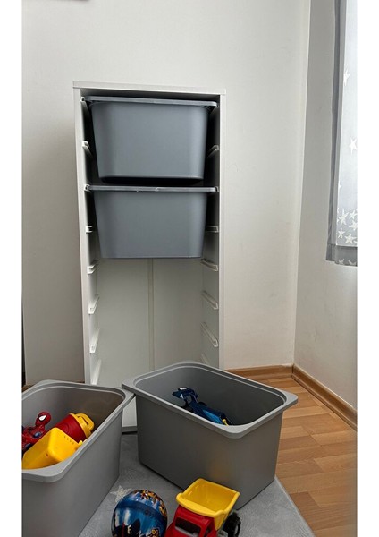 4 Büyük Sepetli Dolap Çok Amaçlı Dolap Oyuncak Dolabı fırsatları