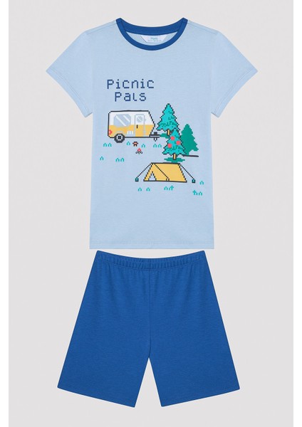 Erkek Çocuk Camping Çok Renkli 2li Pijama Takımı fiyatları