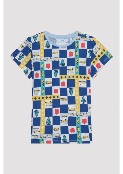 Erkek Çocuk Camping Çok Renkli 2li Pijama Takımı