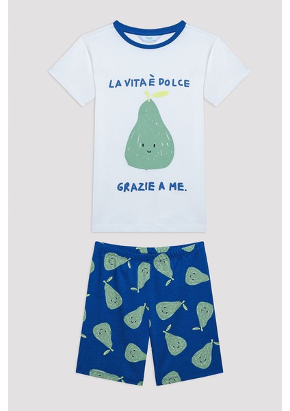 Erkek Çocuk Pear Çok Renkli Pijama Takımı