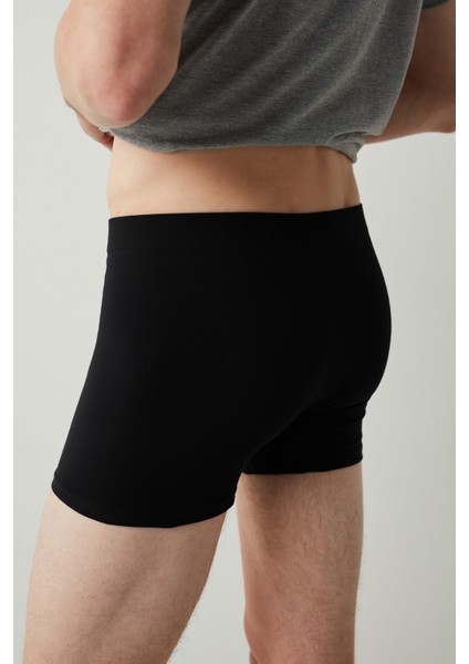 Siyah Basic Tube 3lü Boxer