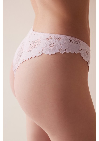 Luna V Shape Pembe Brazilian Külot