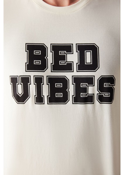 Erkek Bed Vibes Çok Renkli Şort Pijama Takımı