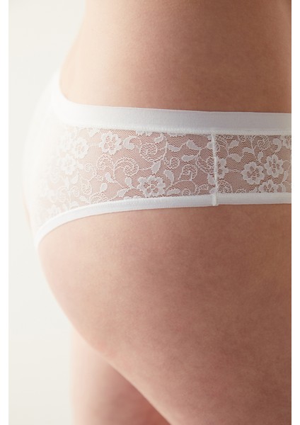 Lacy Dream Kırık Beyaz Brazilian Külot fiyatları