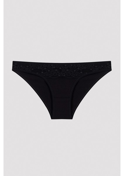 Dantel Detaylı Koyu Ton 3lü Slip Külot fırsatları