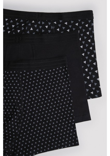 Erkek Pointed Çok Renkli 3lü Boxer