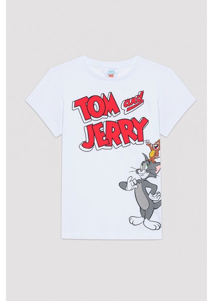 Erkek Çocuk Tom&Jerry Çok Renkli Pijama Takımı