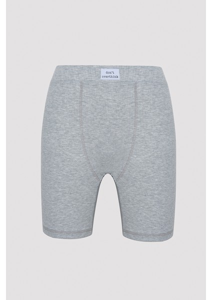 Weekend Biker Şort Gri Pijama Altı