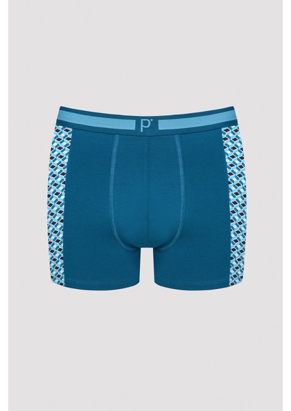 Erkek Side Tape Çok Renkli 3lü Boxer