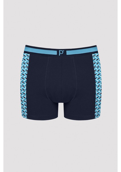 Erkek Side Tape Çok Renkli 3lü Boxer