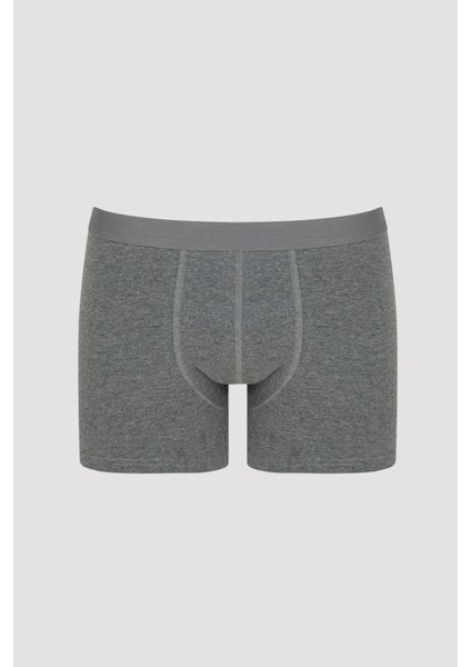 Erkek Basic Gri 3'lü Boxer