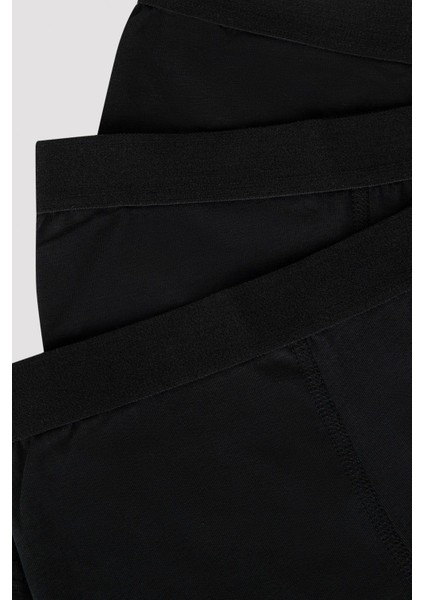 Erkek Basic Black 3'lü Boxer