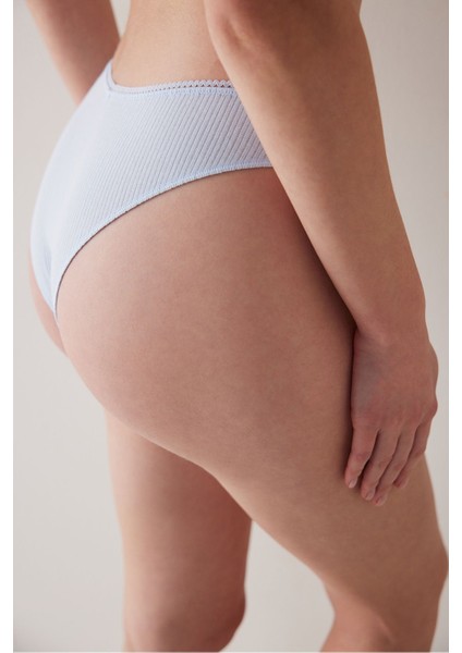Pointel V Kesim Açık Mavi Brazilian Külot fiyatları