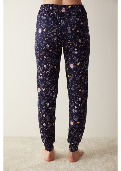 Zodiac Lacivert Pantolon Pijama Altı