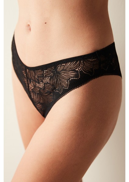 Splendid Strappy Siyah Brazilian Külot