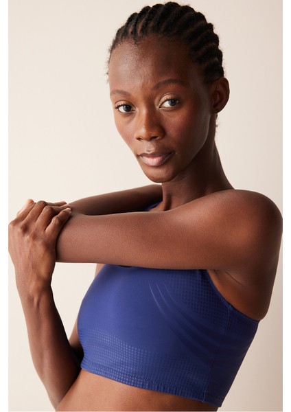 Fitsense Lycra Spor Lacivert Spor Sütyeni fırsatları