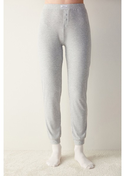 Weekend Gri Pantolon Pijama Altı