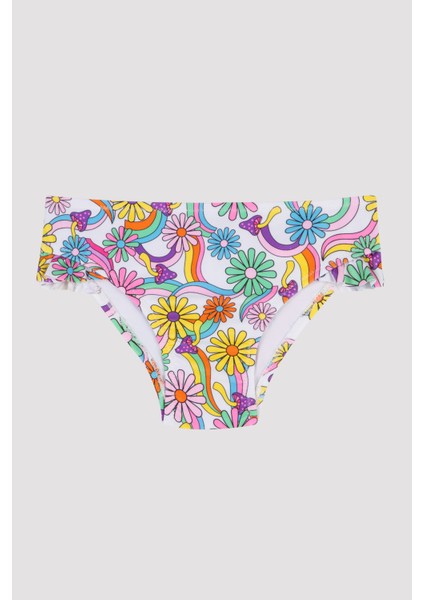 Kız Çocuk Wavy Bandeau Bikini Takımı modelleri