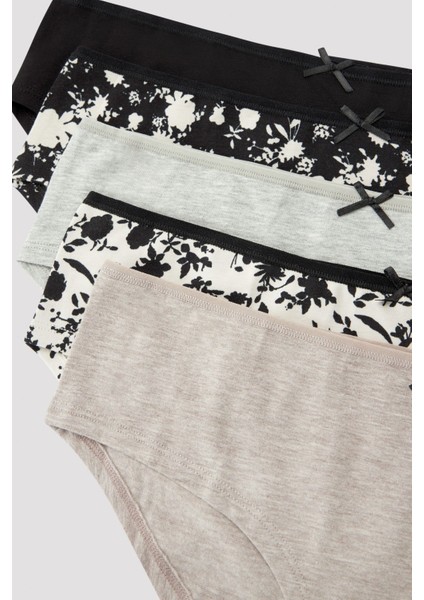 Dark Shadow Floral 5'li Çok Renkli Hipster Külot fiyatları