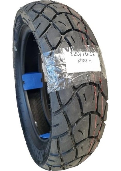 Tyres 120/70-12 Kıng (Tubeless - Dubleks) Motosiklet Lastiği