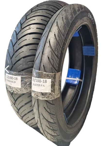 Hero Karizma Takım Lastik 120/80-18 Ve 80/100-18 Tl Tubeless - Dubleks Motosiklet Lastiği fiyatları