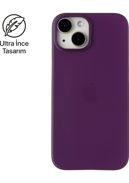 Apple iPhone 14 Plus Ultra Ince Telefon Kılıfı Derin Mor