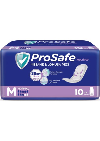 Mesane & Lohusa Pedi M-Orta Normal 50 Adet (5pk*10)