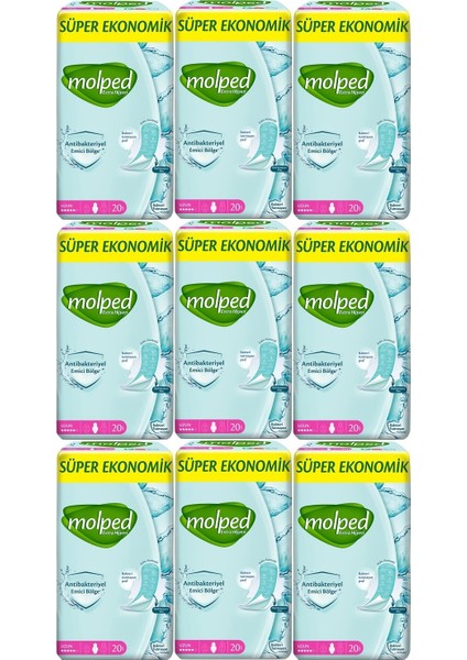 Hijyenik Ped Uzun 180 Adet Süper Ekonomik Pk (9pk*20)