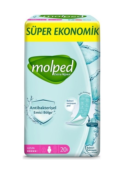 Hijyenik Ped Uzun 180 Adet Süper Ekonomik Pk (9pk*20)