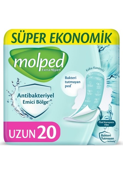 Hijyenik Ped Uzun 180 Adet Süper Ekonomik Pk (9pk*20)