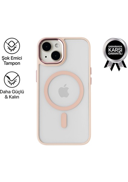 Apple iPhone 14 Telefon Kılıfı Magsafe Bold Yeşil