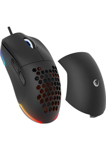 BLINK Siyah 7 Makro Tuşlu RGB 12800 DPI Gaming Oyuncu Mouse